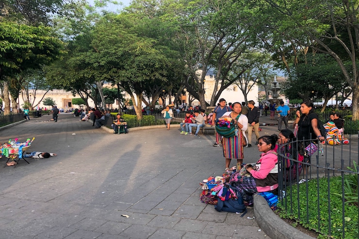 Plaza Central in Antigua Guatemala